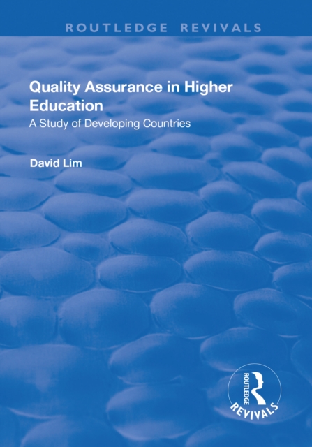 Quality Assurance in Higher Education : A Study of Developing Countries, EPUB eBook