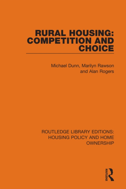 Rural Housing: Competition and Choice, EPUB eBook