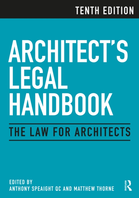Architect's Legal Handbook : The Law for Architects, PDF eBook