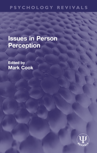 Issues in Person Perception, PDF eBook