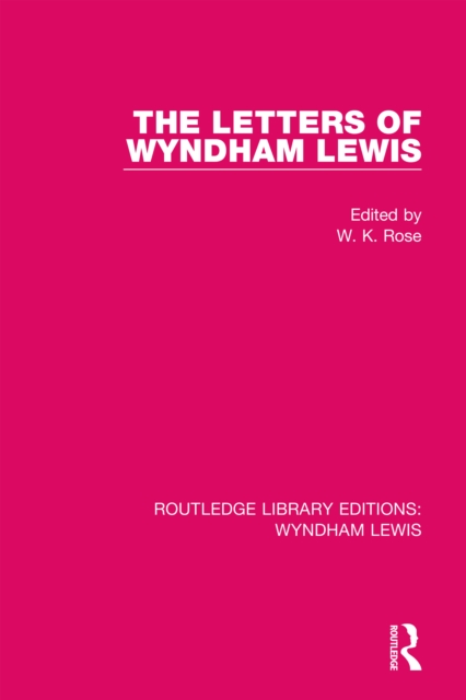 The Letters of Wyndham Lewis, EPUB eBook
