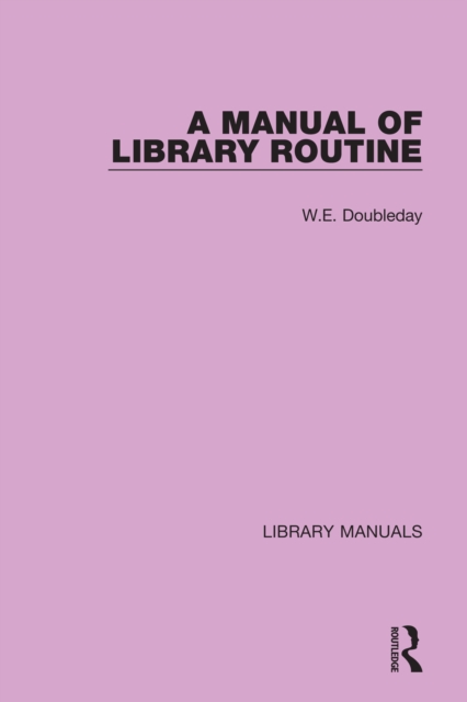 A Manual of Library Routine, PDF eBook
