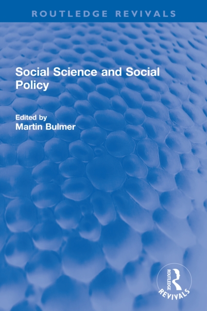 Social Science and Social Policy, PDF eBook