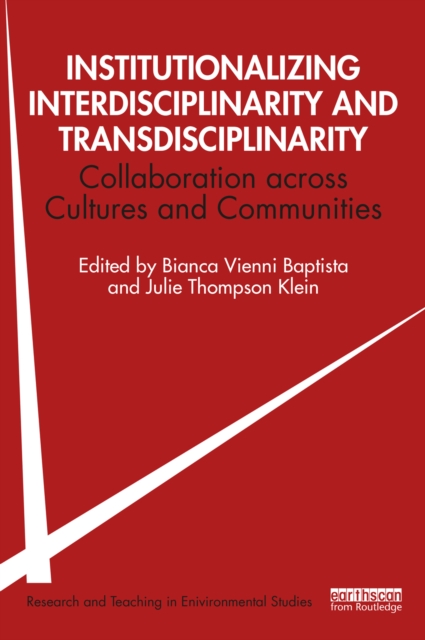 Institutionalizing Interdisciplinarity and Transdisciplinarity : Collaboration across Cultures and Communities, PDF eBook