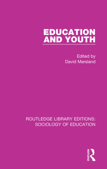 Education and Youth, PDF eBook