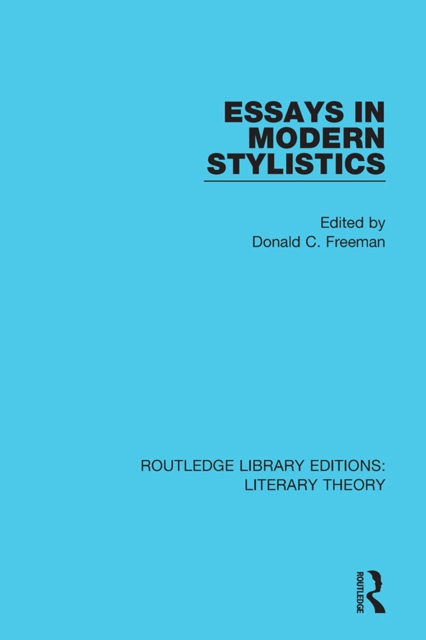 Essays in Modern Stylistics, EPUB eBook