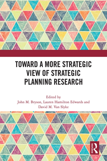 Toward a More Strategic View of Strategic Planning Research, PDF eBook