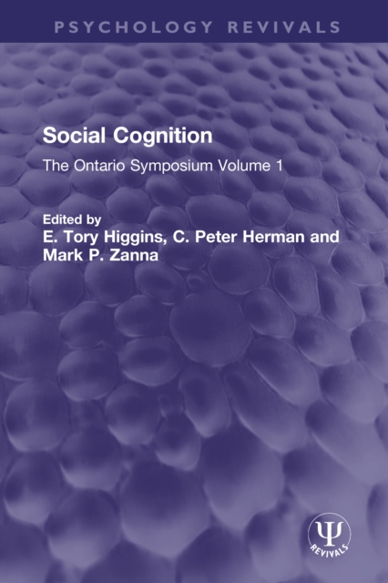Social Cognition : The Ontario Symposium Volume 1, PDF eBook
