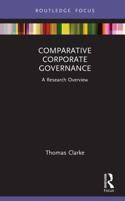 Comparative Corporate Governance : A Research Overview, EPUB eBook