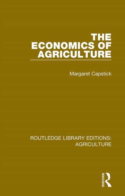 The Economics of Agriculture, EPUB eBook