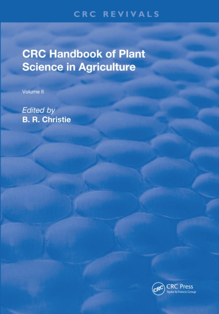 CRC Handbook of Plant Science in Agriculture, PDF eBook