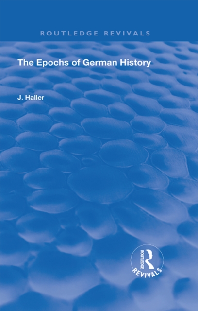 The Epochs of German History, PDF eBook
