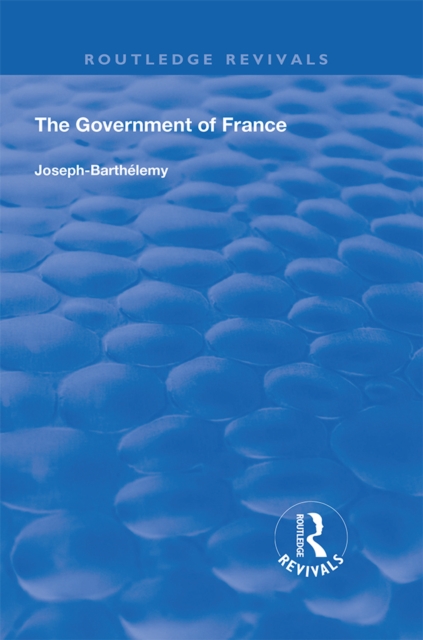 The Government of France, PDF eBook