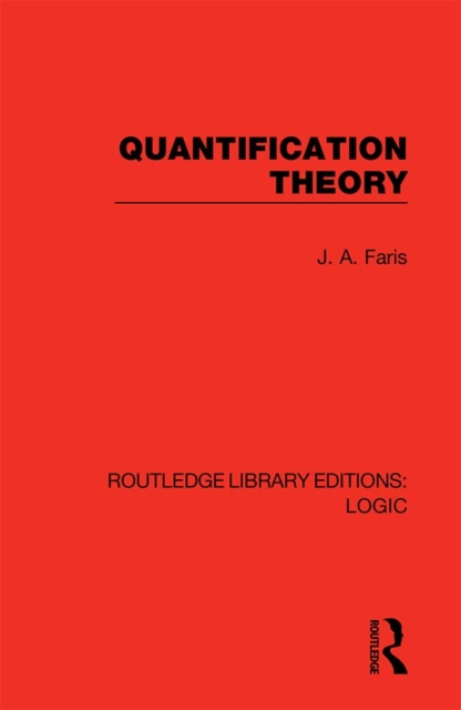 Quantification Theory, PDF eBook