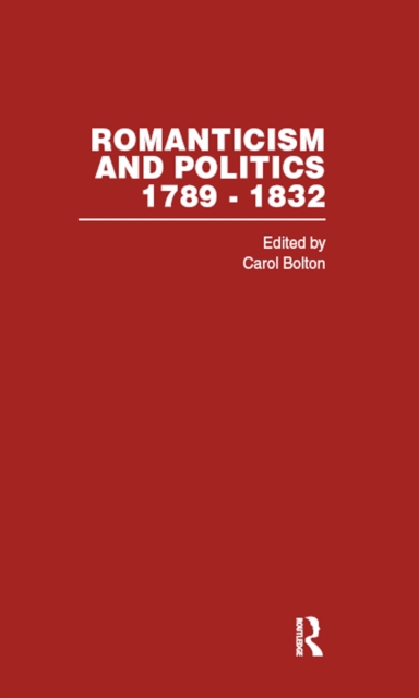 Romanticism&Politics 1789-1832, PDF eBook