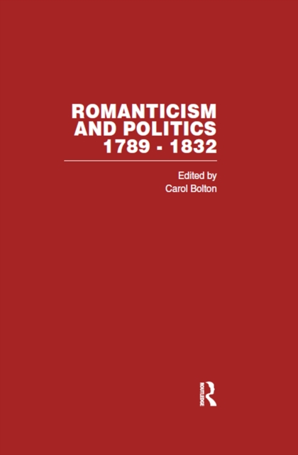 Romanticism & Politics 1789-1832, PDF eBook