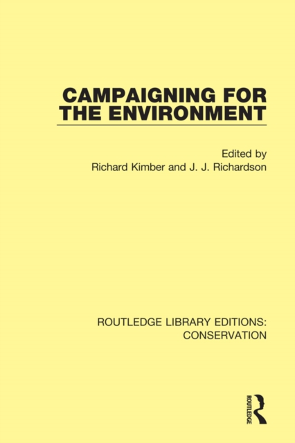 Campaigning for the Environment, PDF eBook