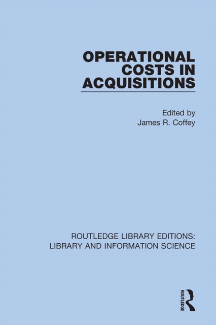 Operational Costs in Acquisitions, PDF eBook