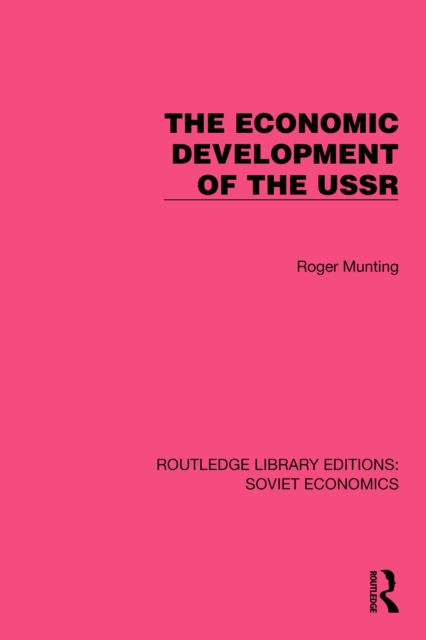 The Economic Development of the USSR, PDF eBook