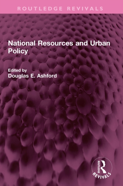 National Resources and Urban Policy, PDF eBook