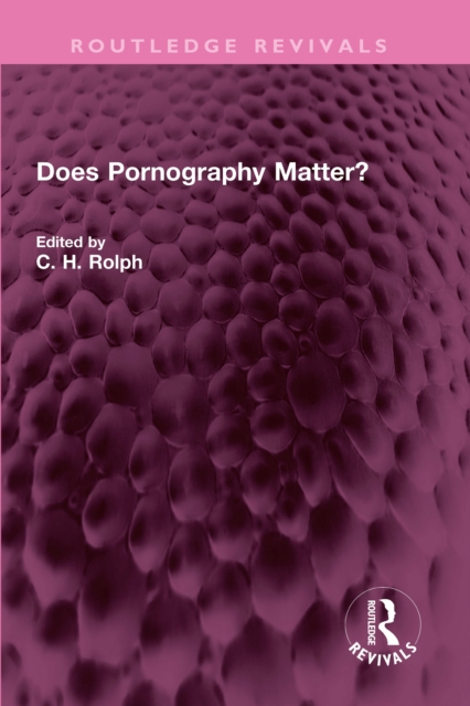 Does Pornography Matter?, PDF eBook