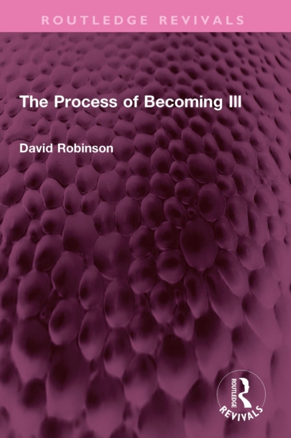 The Process of Becoming Ill, EPUB eBook