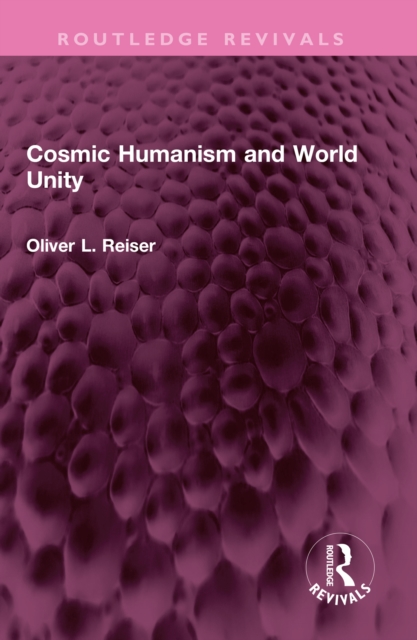 Cosmic Humanism and World Unity, PDF eBook