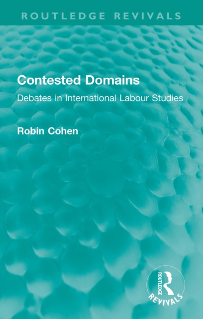 Contested Domains : Debates in International Labour Studies, PDF eBook