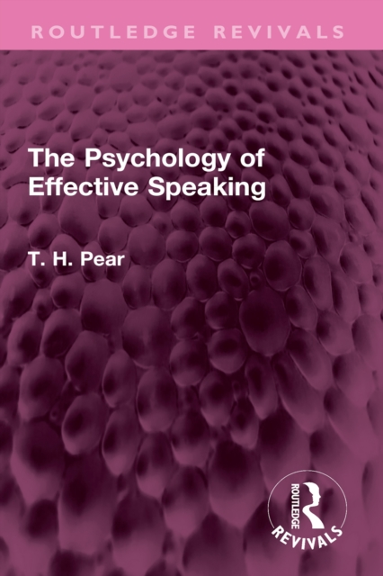 The Psychology of Effective Speaking, PDF eBook
