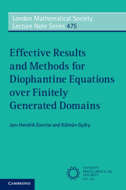 Effective Results and Methods for Diophantine Equations over Finitely Generated Domains, PDF eBook