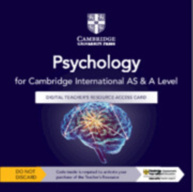 Cambridge International AS & A Level Psychology Digital Teacher's Resource Access Card, Digital product license key Book