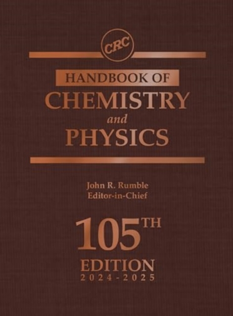 CRC Handbook of Chemistry and Physics, Hardback Book