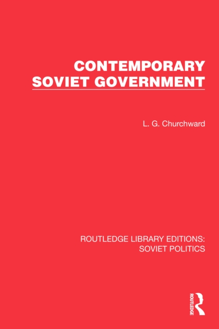 Contemporary Soviet Government, PDF eBook