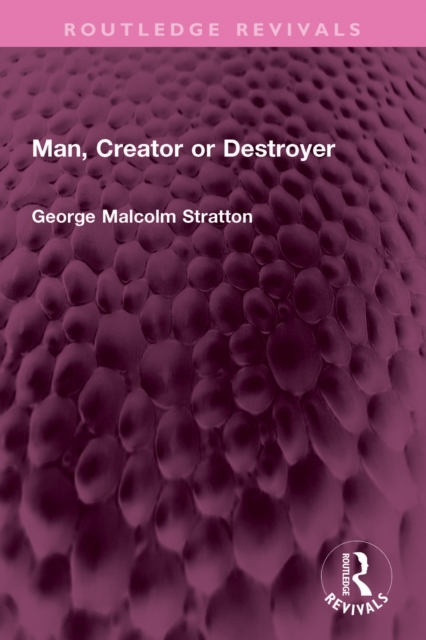 Man, Creator or Destroyer, PDF eBook