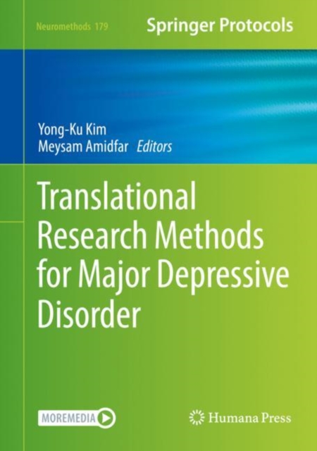 Translational Research Methods for Major Depressive Disorder, EPUB eBook