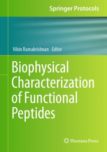 Biophysical Characterization of Functional Peptides, EPUB eBook