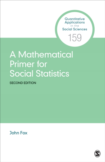 A Mathematical Primer for Social Statistics, Paperback / softback Book