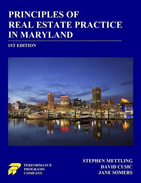 Principles of Real Estate Practice in Maryland, EPUB eBook