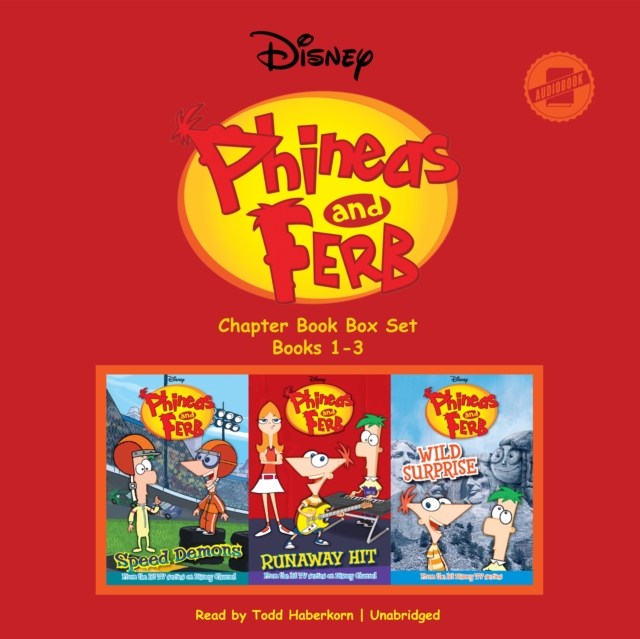 Phineas and Ferb Chapter Book Box Set (Books 1-3), eAudiobook MP3 eaudioBook