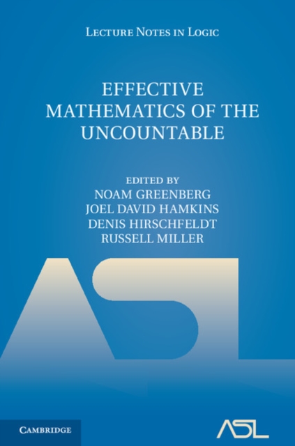 Effective Mathematics of the Uncountable, PDF eBook