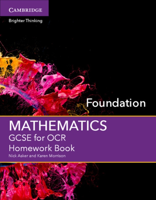 GCSE Mathematics for OCR Foundation Homework Book, Paperback / softback Book