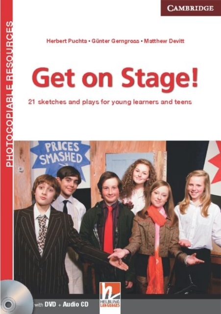 Get on Stage! Teacher's Book with DVD and Audio CD : 21 Sketches and Plays for Young Learners and Teens, Mixed media product Book