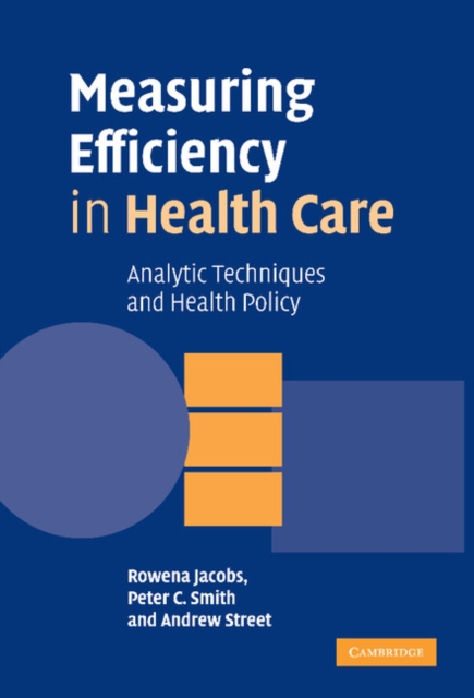 Measuring Efficiency in Health Care : Analytic Techniques and Health Policy, EPUB eBook