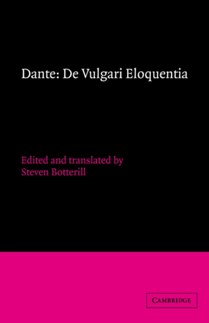 Dante: De vulgari eloquentia, EPUB eBook