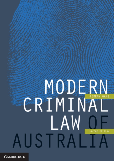 Modern Criminal Law of Australia, PDF eBook