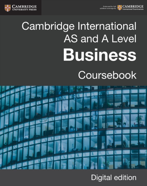 Cambridge International AS and A Level Business Coursebook Digital Edition, EPUB eBook
