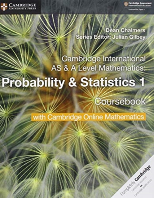 Cambridge International AS & A Level Mathematics Probability & Statistics 1 Coursebook with Cambridge Online Mathematics (2 Years), Multiple-component retail product Book