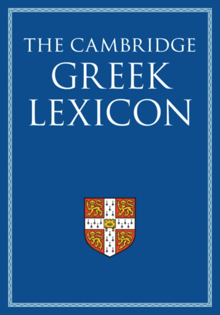 Cambridge Greek Lexicon, PDF eBook