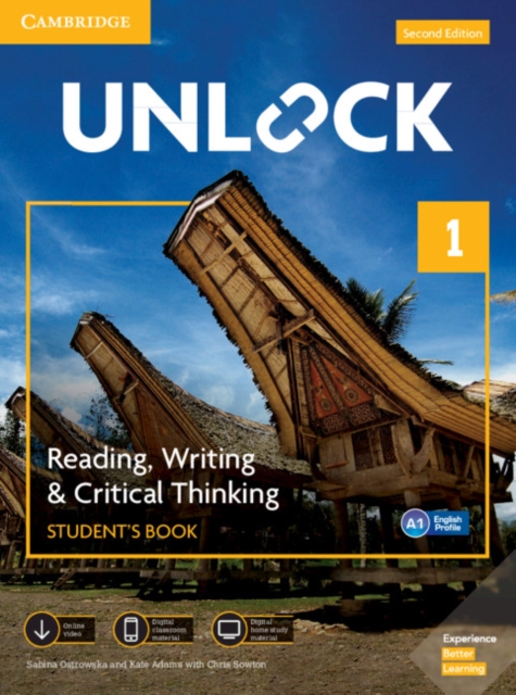 Unlock Level 1 Reading, Writing, & Critical Thinking Student's Book, Mob App and Online Workbook w/ Downloadable Video, Mixed media product Book