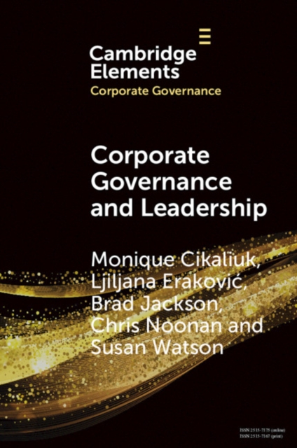 Corporate Governance and Leadership : The Board as the Nexus of Leadership-in-Governance, PDF eBook